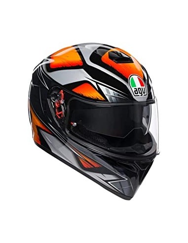 Casco Moto AGV K3 SV Liquefy Naranja