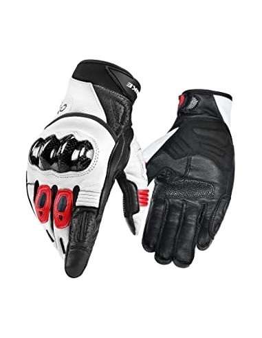 INBIKE Guantes Moto Piel Cuero