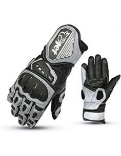Jet Guantes Moto de Cuero...