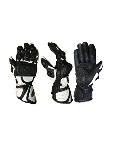 Guantes largos protectores de cuero...