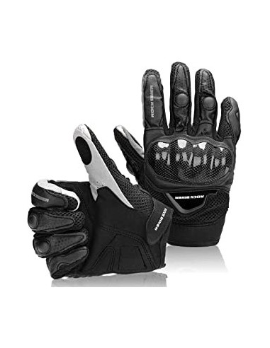 Guantes Moto Verano Negro